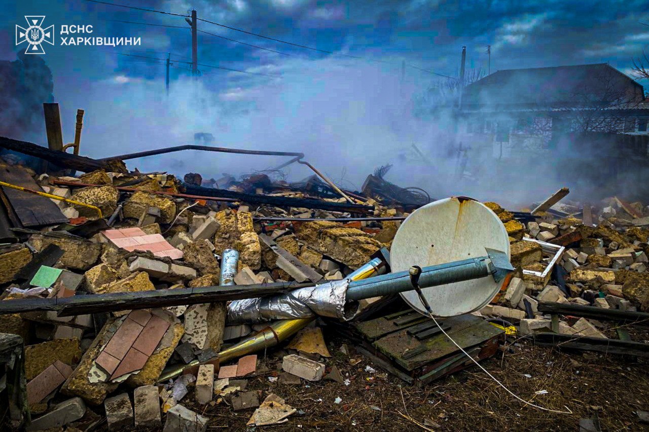 Рятувальники ліквідували наслідки ворожого обстрілу Харківської області